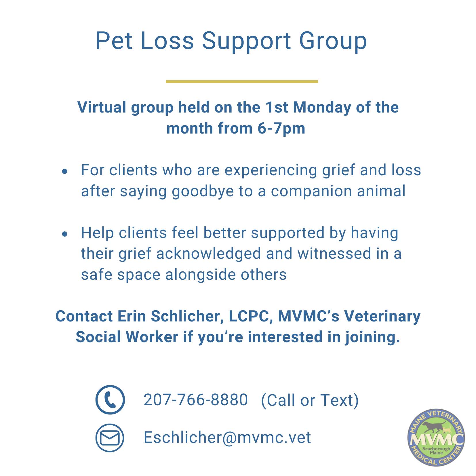 Pet Loss Support Group